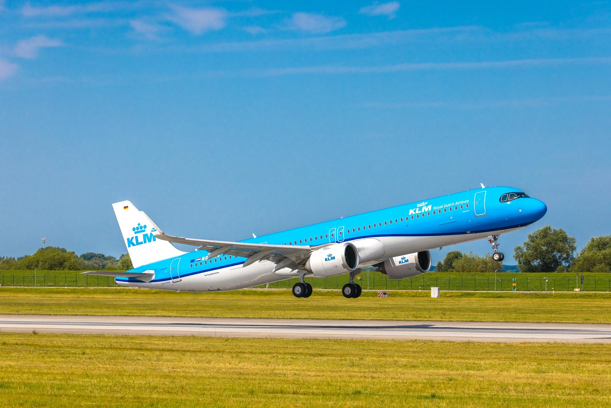 Primer vuelo del Airbus A321neo de KLM - Foto KLM en X