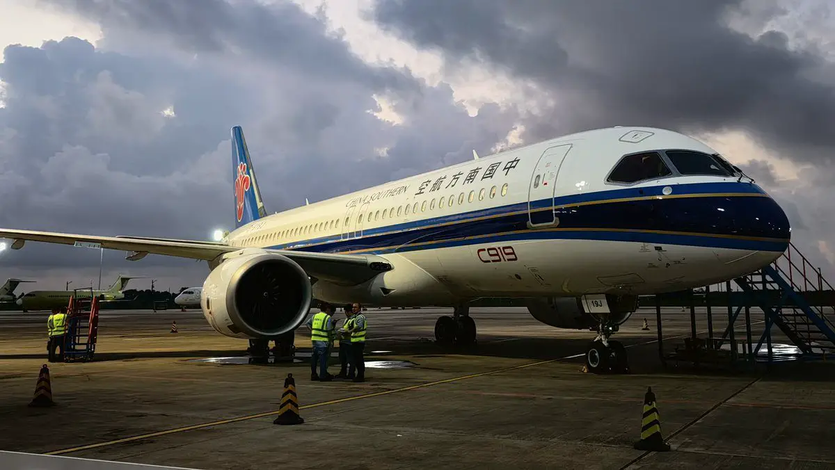 Primer C919 de China Southern Airlines