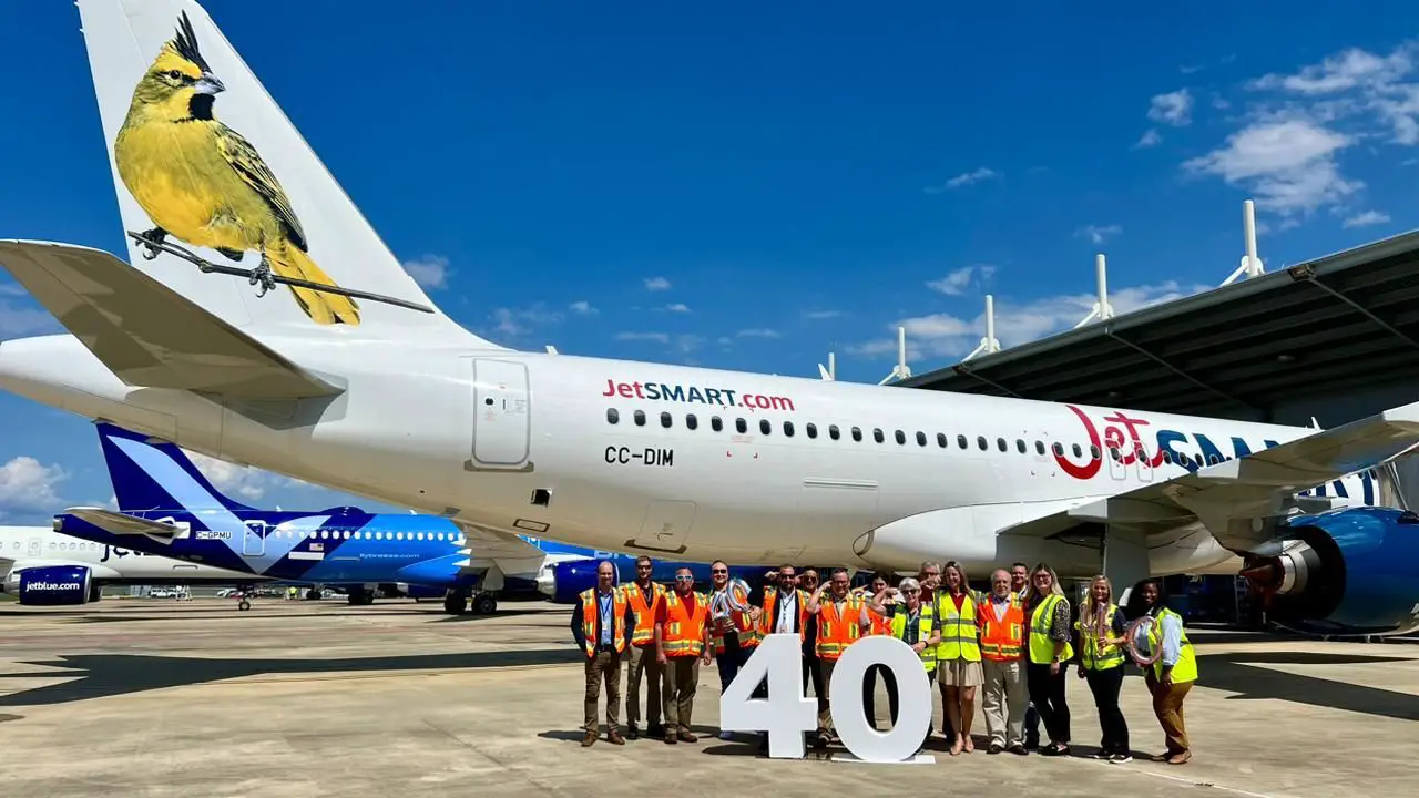 CC-DIM Airbus A320neo JetSMART Cardenal Amarillo