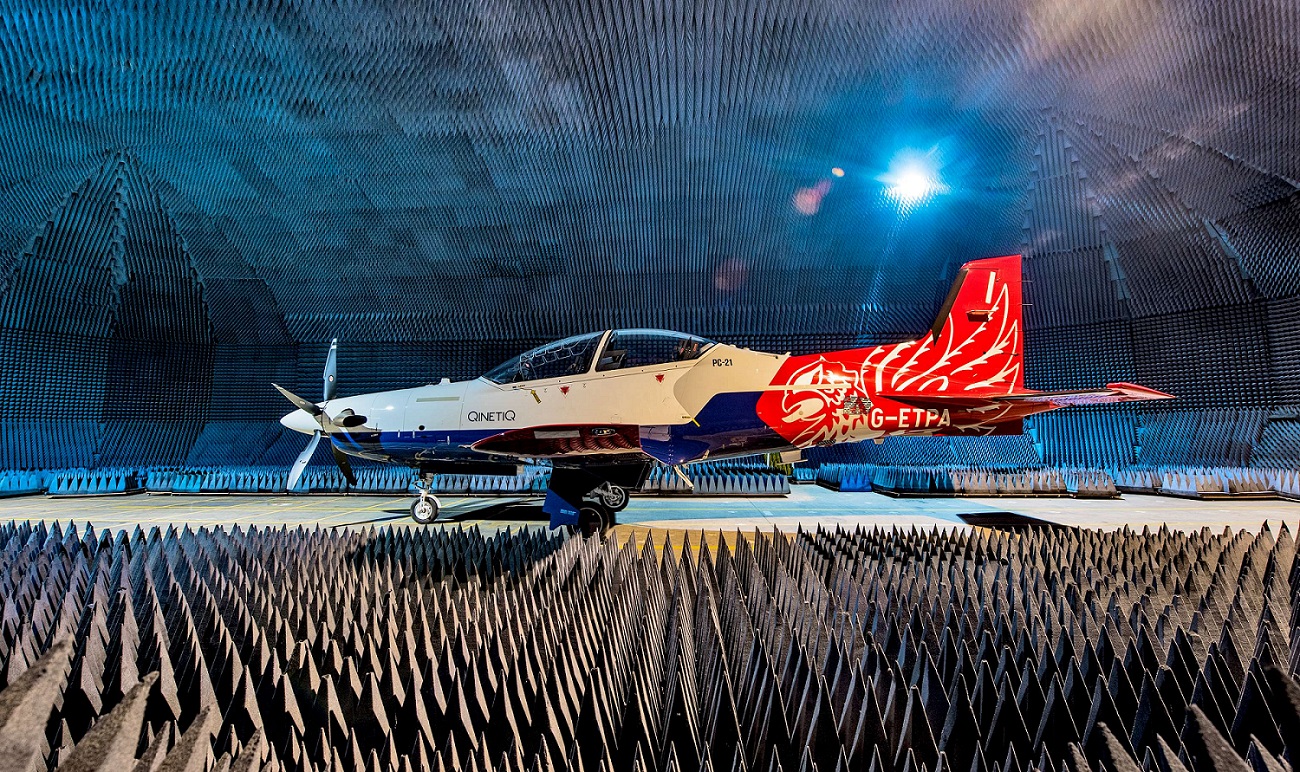 cámara anecoica hangar silencioso