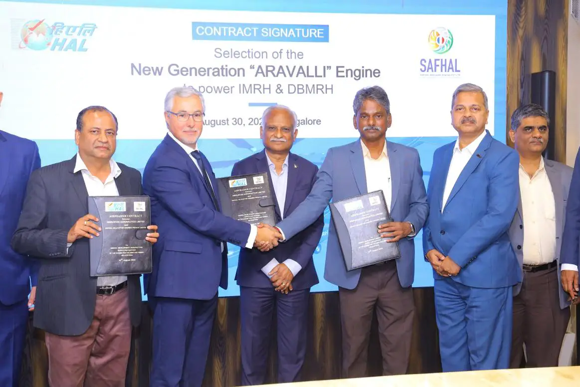 SAFRAN - HAL selects SAFHAL Helicopter Engines to develop and produce Aravalli Hindustan Aeronautics Limited