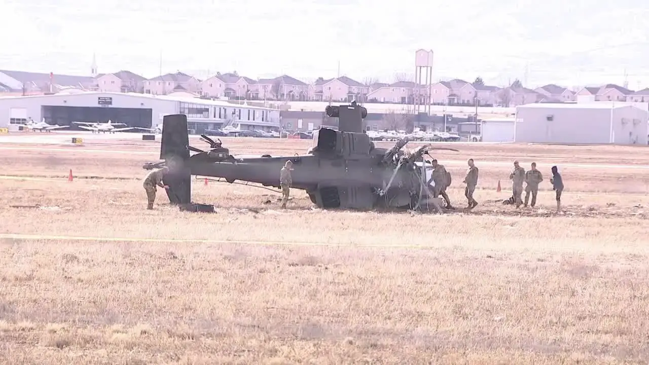 AH-64D Utah accidente - crash