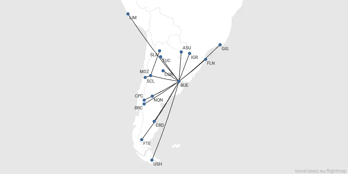 JetSMART - Argentina - RUta