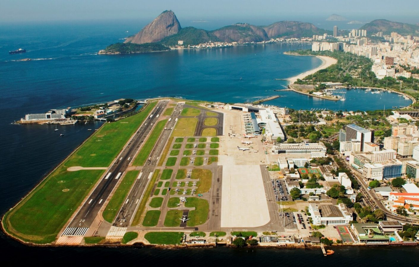 Aeropuerto Santos Dumont, de Río de Janeiro.