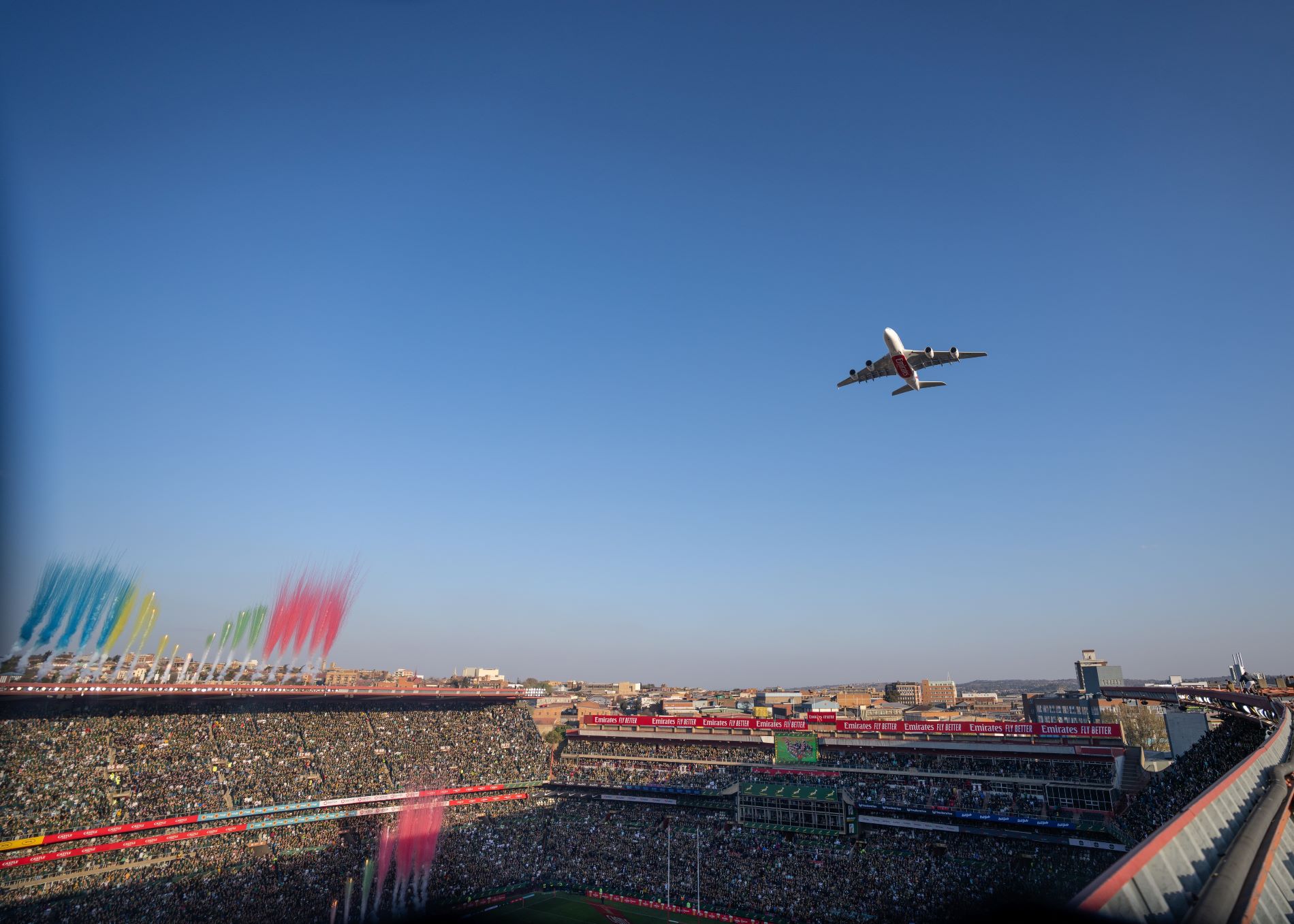 Emirates A380 Sudáfrica