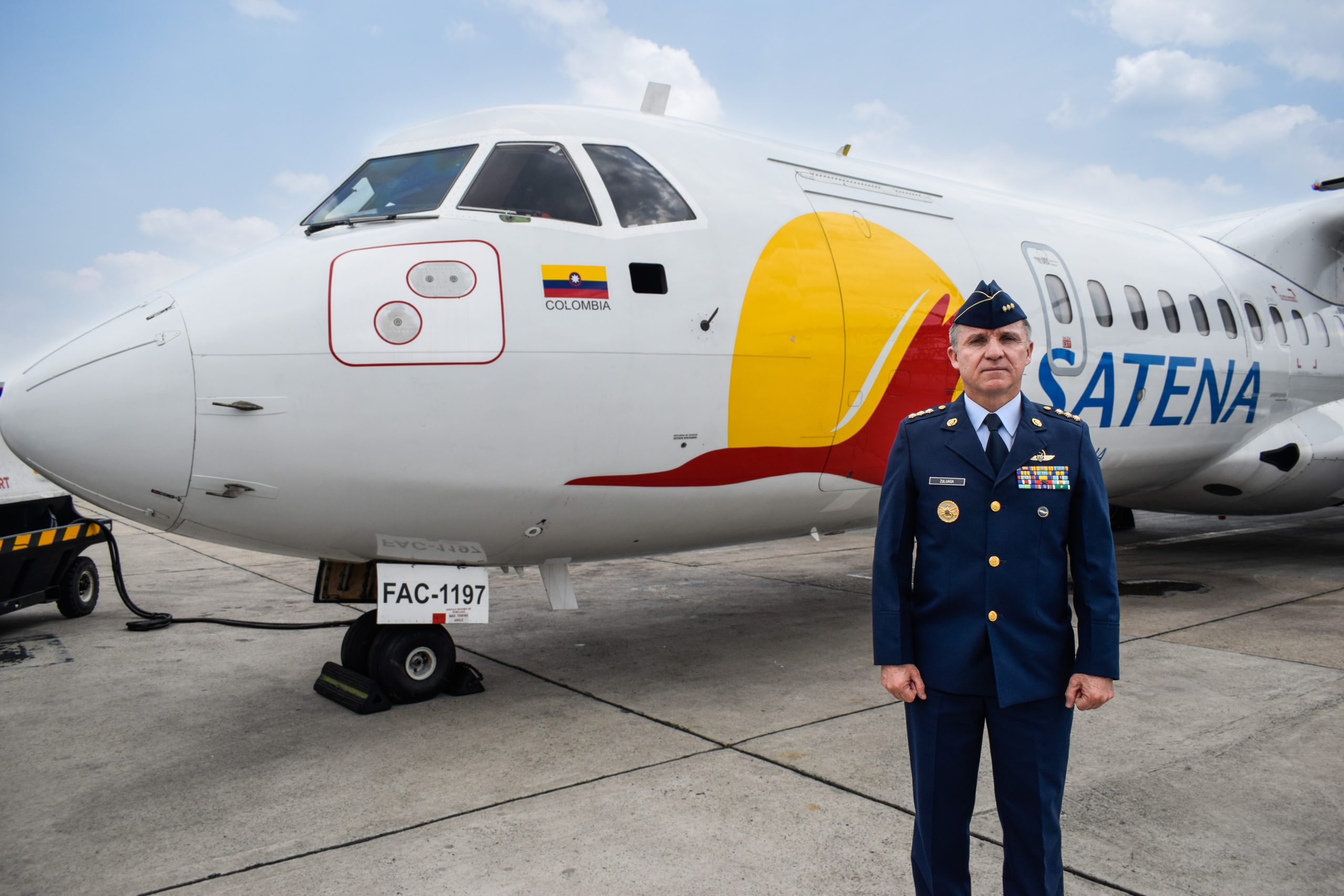 Mayor General Óscar Zuluaga Castaño, presidente de SATENA.