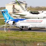 COMAC C909 ARJ21 Credit: Weibo @不Chi胡萝卜的兔子