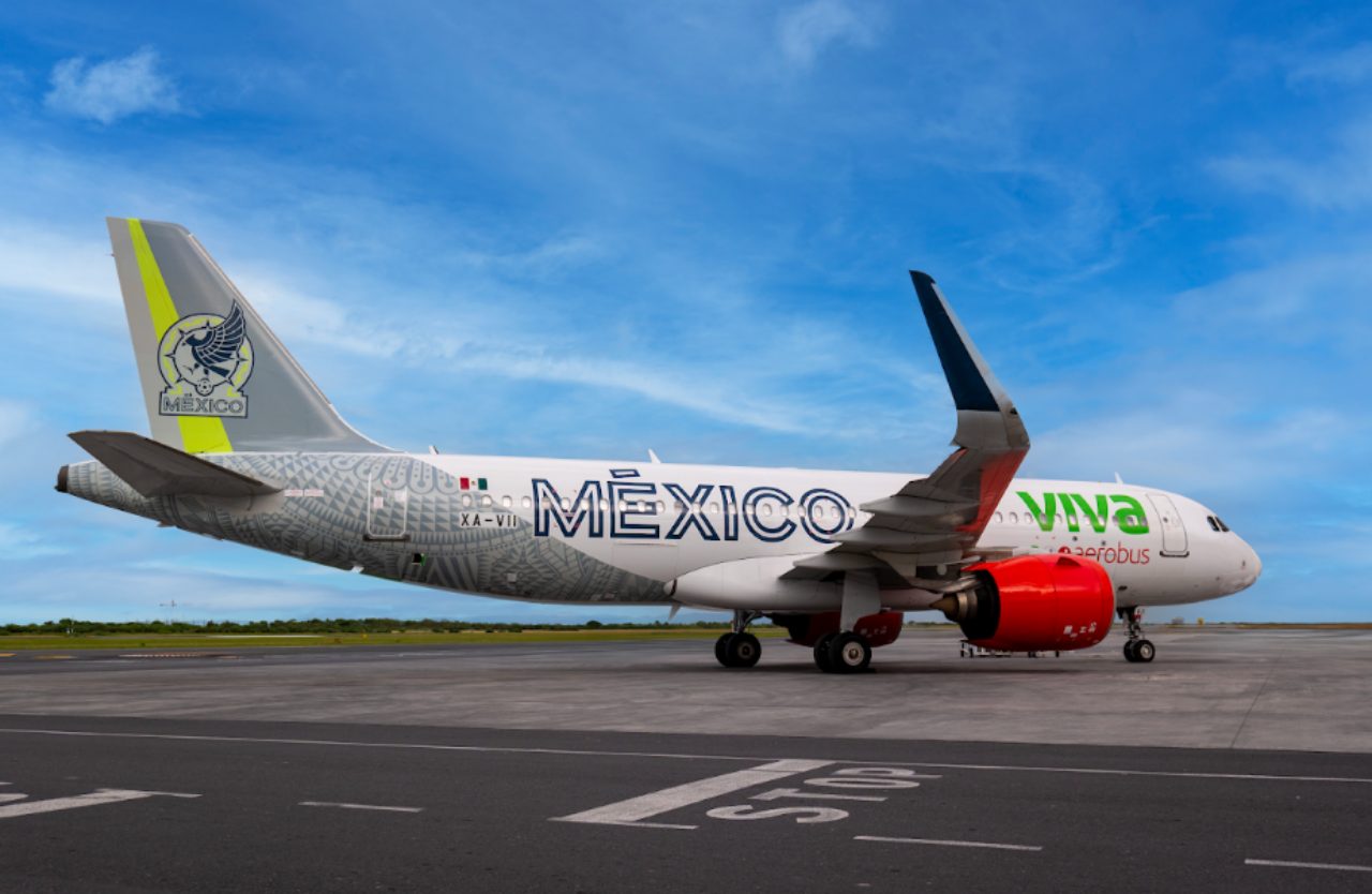 A320neo XA-VII de Viva Aerobús - Seleccion Mexicana