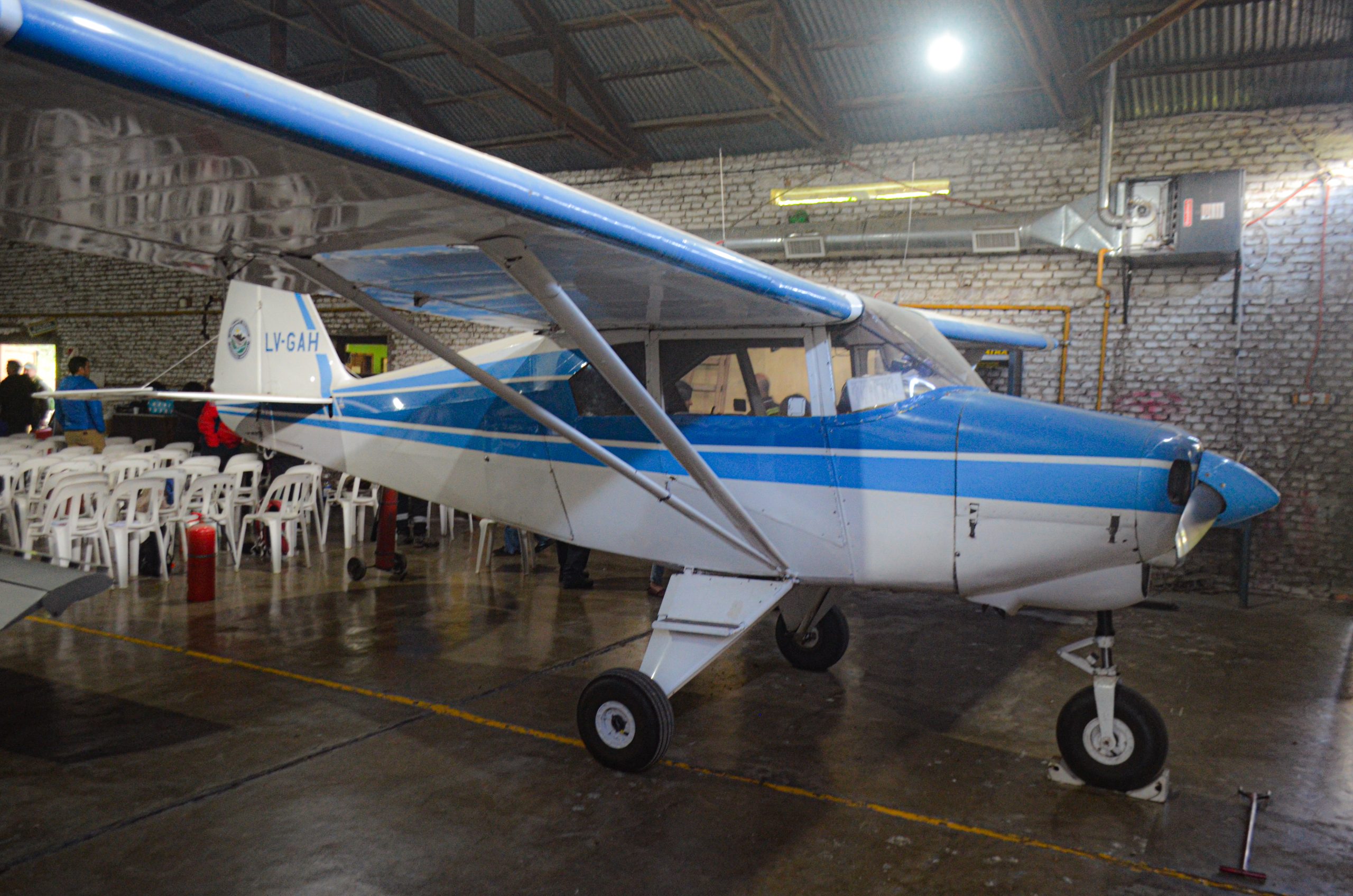 Piper PA-22 Tri-Pacer, matrícula LV-GAH. Aero Club El Bolsón