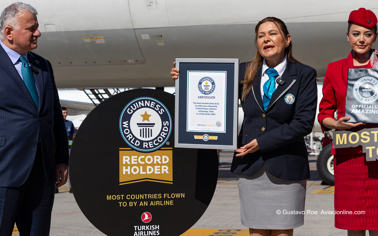 Turkish Airlines World Record Guinness - Santiago de Chile SCL